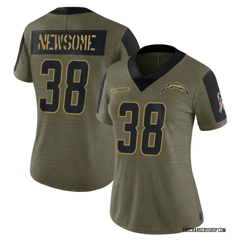 salute to service chargers jersey