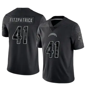 Youth Los Angeles Chargers Dez Fitzpatrick Black Limited Reflective Jersey By Nike