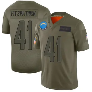 Youth Los Angeles Chargers Dez Fitzpatrick Camo Limited 2019 Salute to Service Jersey By Nike