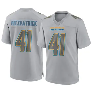 Youth Los Angeles Chargers Dez Fitzpatrick Gray Game Atmosphere Fashion Jersey By Nike