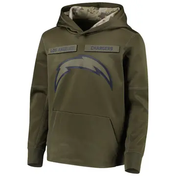 los angeles chargers salute to service hoodie