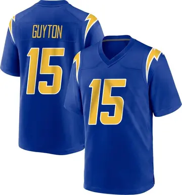 Jalen Guyton Los Angeles Chargers Nike Women's Player Game Jersey - Powder  Blue