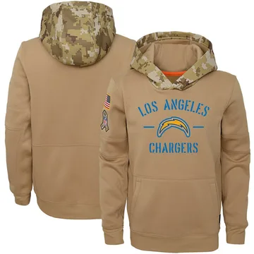 los angeles chargers salute to service hoodie